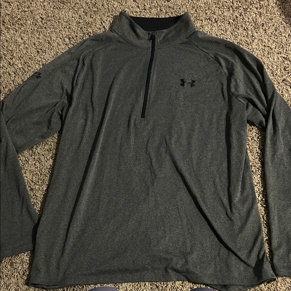 Under Armour Charcoal Quarter-Zip Pullover